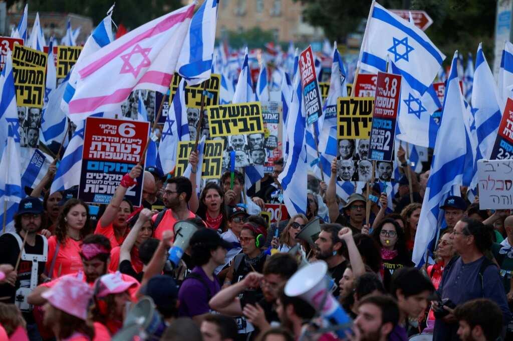 Israelis march against budget 'looting' for ultraOrthodox Jews Legit.ng