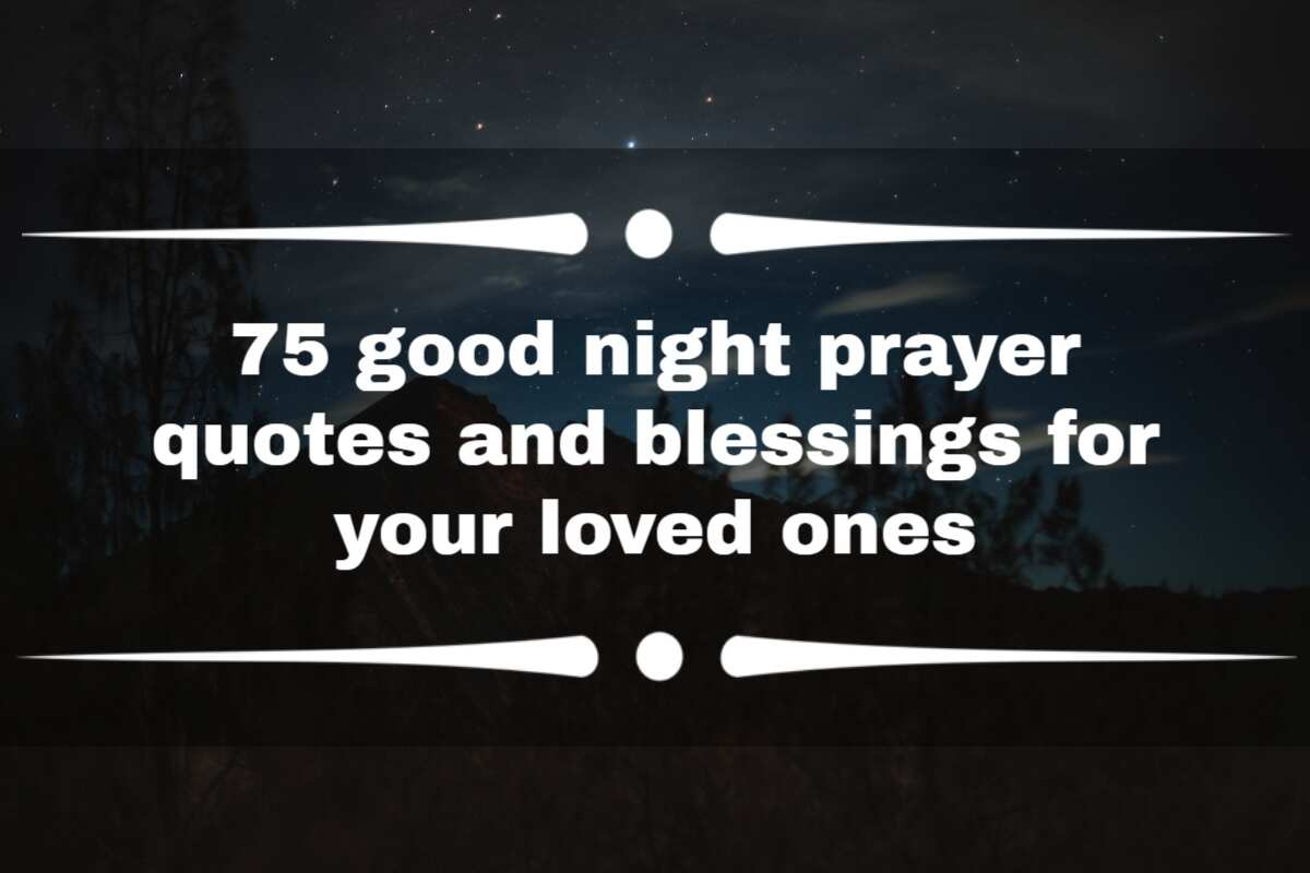 75 good night prayer quotes and blessings for your loved ones ...