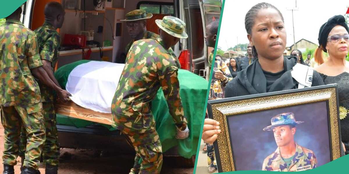 Mourners wail at burial of 20-year-old cadet officer who died mysteriously in Abia