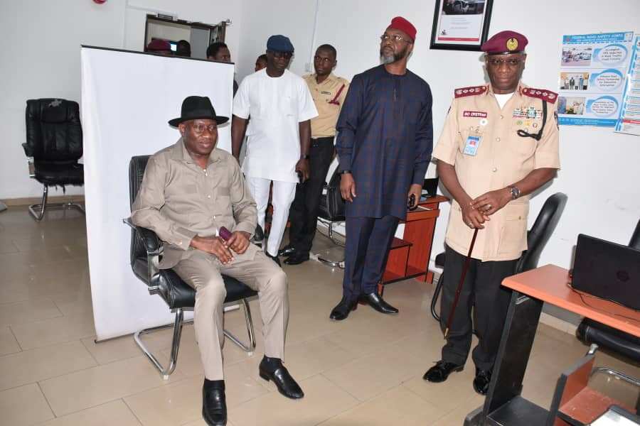 Ex-President Goodluck Jonathan, Driver's License, FRSC