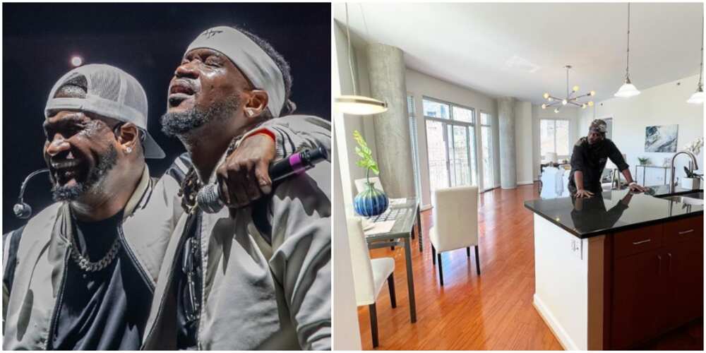 Peter and Paul Okoye of Psquare, Paul Okoye in his new Atlanta house