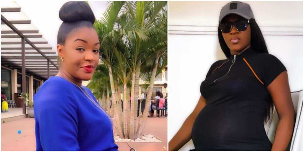 Actress Chacha Eke Faani Celebrates Her Progress, Shows Off Massive Baby Bump in Cute Photos