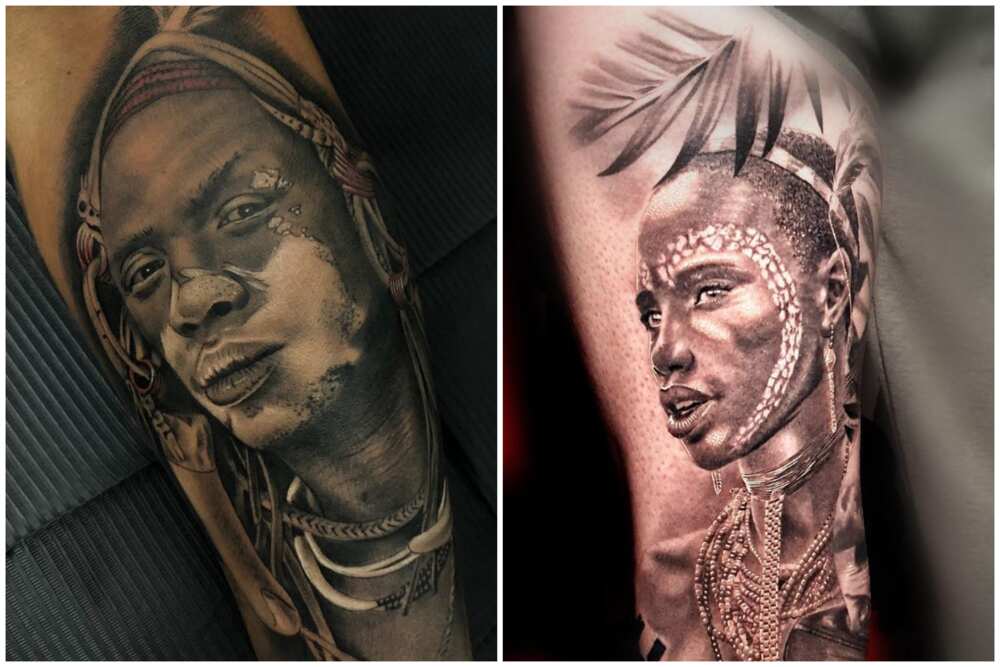 traditional African tattoos