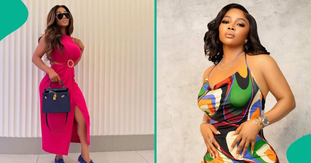 Fans discuss Toke Makinwa's age.