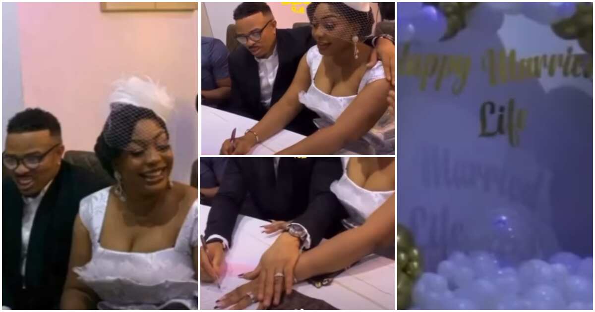 Check out trending video from actress Nuella Njubigbo's 2nd marriage days after her ex-husband Tchidi Chikere remarried