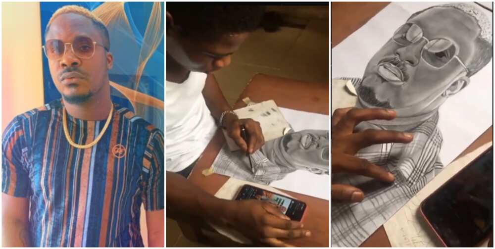 Talented artist wows social media with his drawing of Jaywon, singer reacts