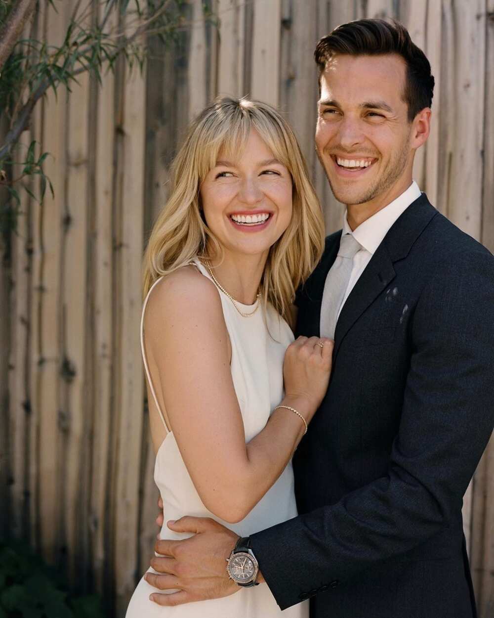Chris Wood and Melissa Benoist Chris Wood and Melissa Benoist