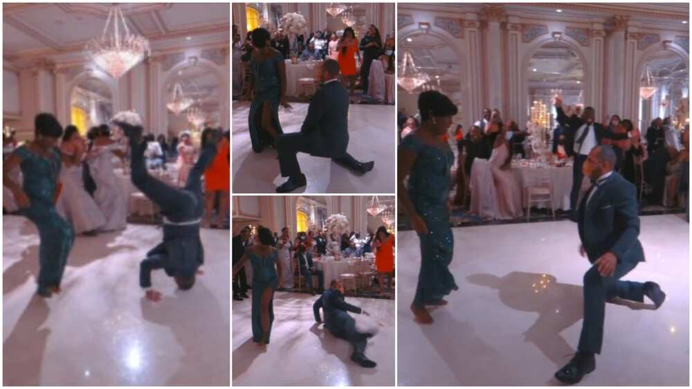 The man's moves were hot. The man's moves were hot.