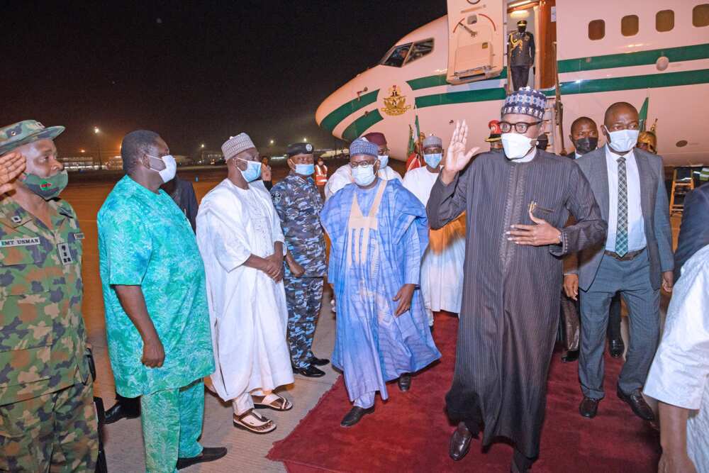 Breaking: President Buhari Returns After London Medical Check-Up
