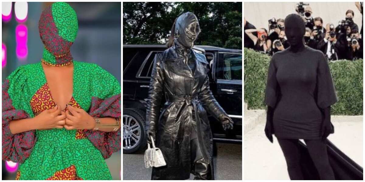 Lady rocking Kim Kardashian-inspired outfit sparks mixed reactions among Nigerians