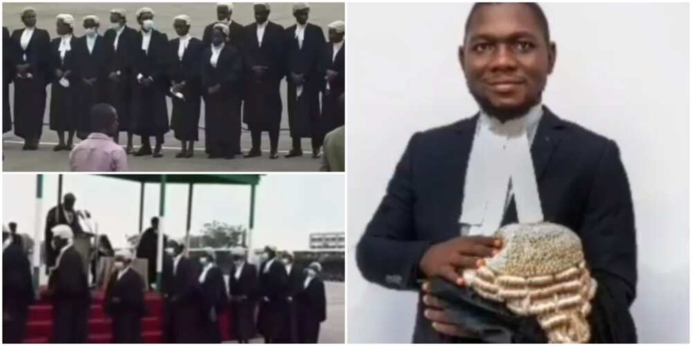 Joy as visually impaired man bags special prize for graduating from Nigerian Law School outstandingly