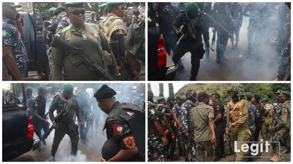 Ekiti state, governorship election, 2022 guber poll, Nigeria police force, show of force, condom allowance