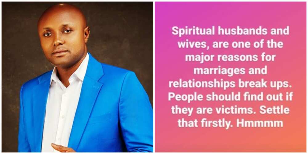 Spiritual partners are the reasons marriages/relationships fail - Davido's Isreal says