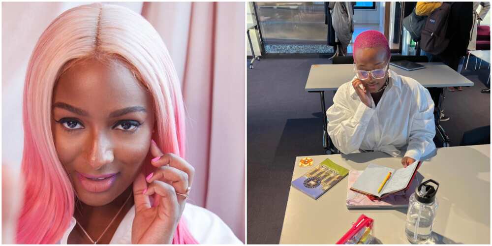Oxford student DJ Cuppy is distracted from university
