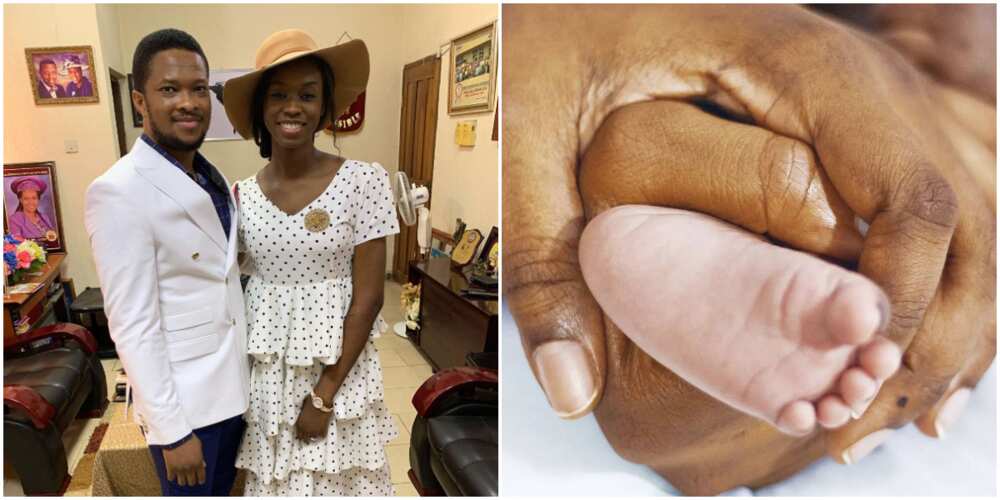 Mike Bamiloye's daughter, Darasimi, welcomes first child