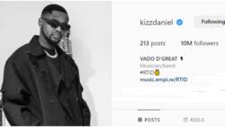 “The guy na biggest”: Singer Kizz Daniel finally hits 10 million followers on Instagram, fans celebrate