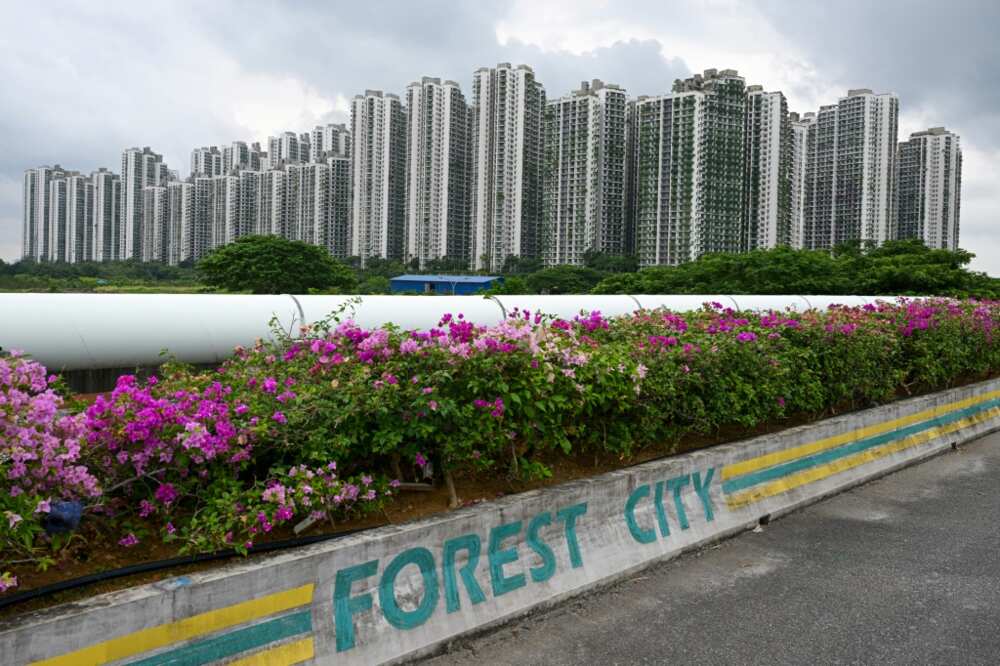 Forest City, a development project by Chinese property giant Country Garden, lies empty as the firm risks defaulting