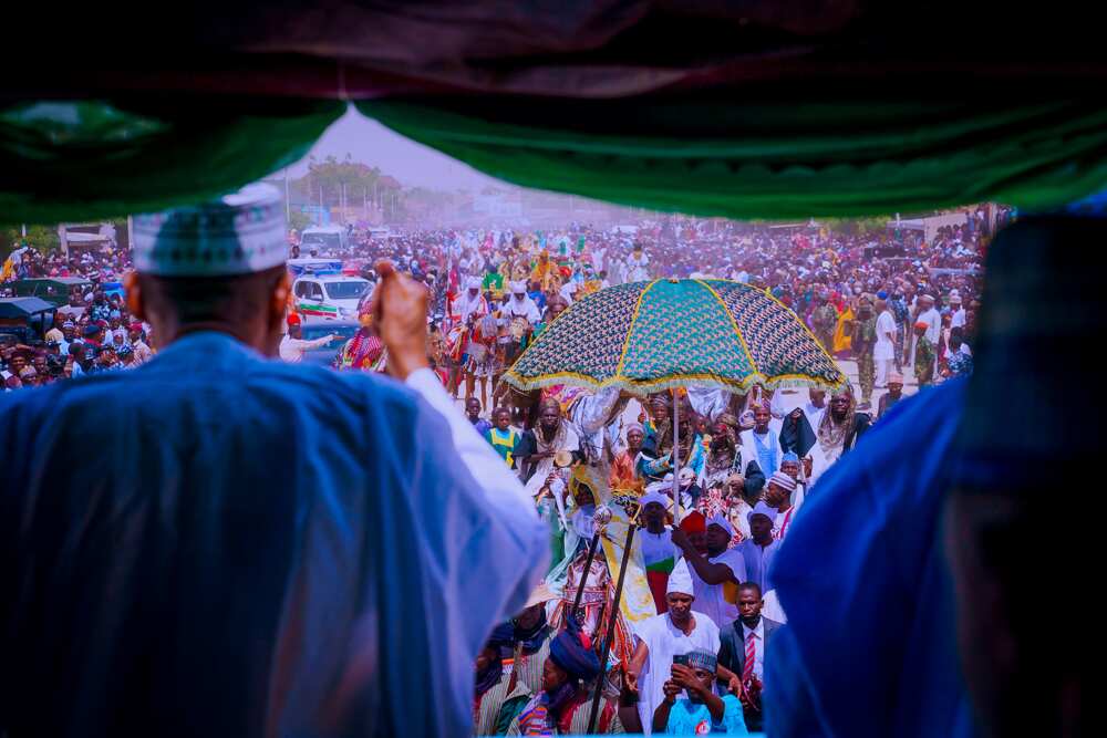 Tsohon Shugaban Kasa Buhari a Daura