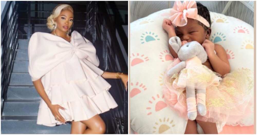 Commodian Kiekie welcomes first child. Commodian Kiekie welcomes first child.