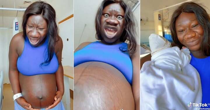 Woman reveals how pregnancy changed her looks