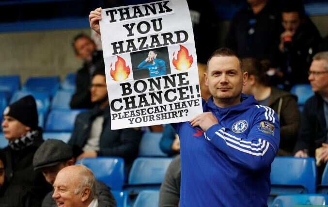 Eden Hazard gets farewell message from Chelsea fan after win against Watford