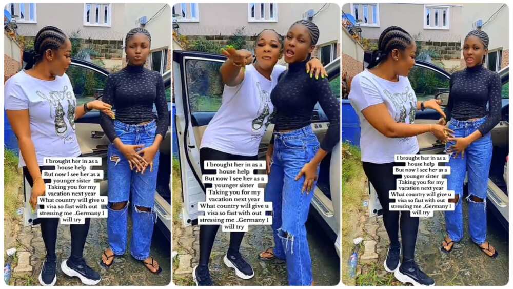 Photo of Nigerian lady and her househelp