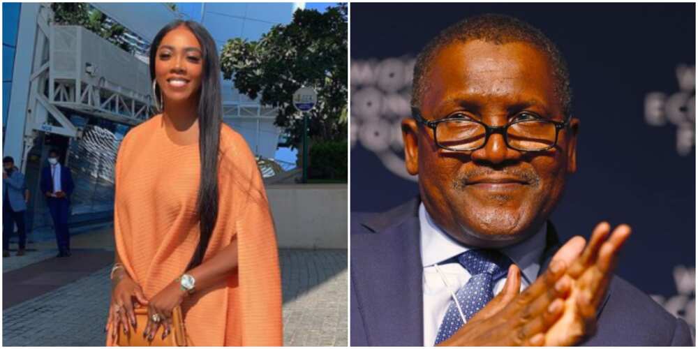 Tiwa Savage and Dangote