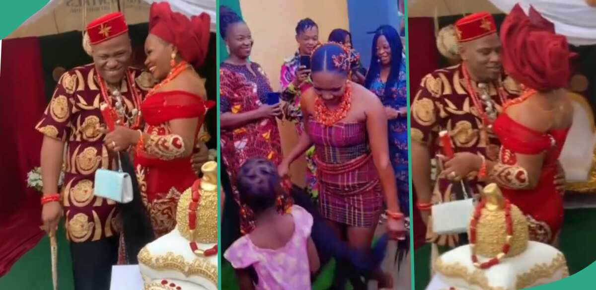 Lovely video as Nigerian lady marries US-based man she met online after 3 months