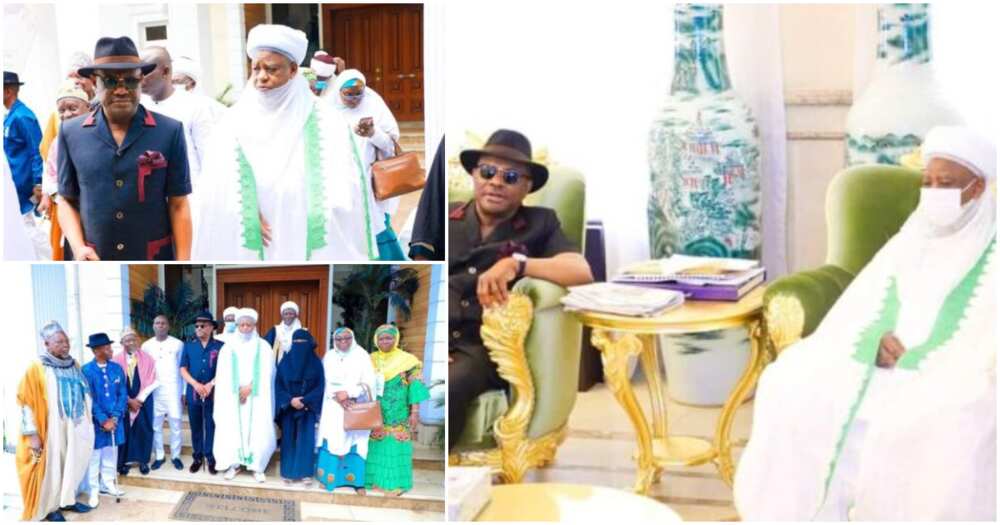 PDP, Governor Nyesom Ezenwo Wike, Rivers State, Sultan of Sokoto, His Royal Eminence, Alhaji Muhammadu Sa’ad Abubakar PDP, Governor Nyesom Ezenwo Wike, Rivers State, Sultan of Sokoto, His Royal Eminence, Alhaji Muhammadu Sa’ad Abubakar
