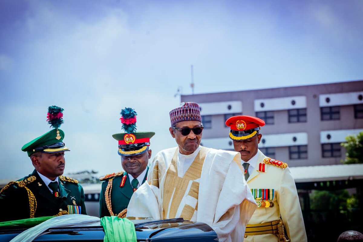 The bags President Buhari's security detail were carrying in Imo