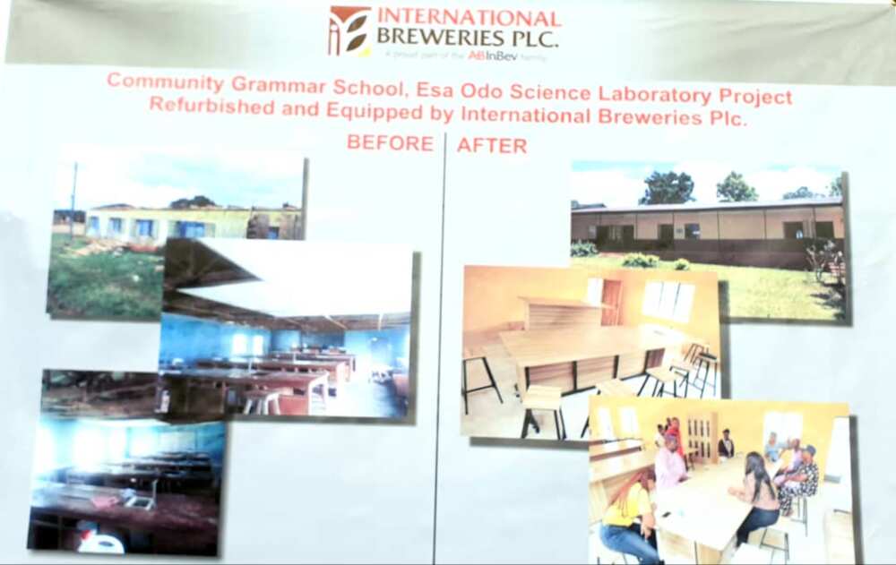 International Breweries Promotes STEM Education, Donates Science Laboratory to Community Grammar School