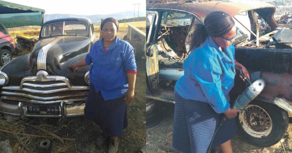 Mzansi woman starts successful car restoration business with 2k loan