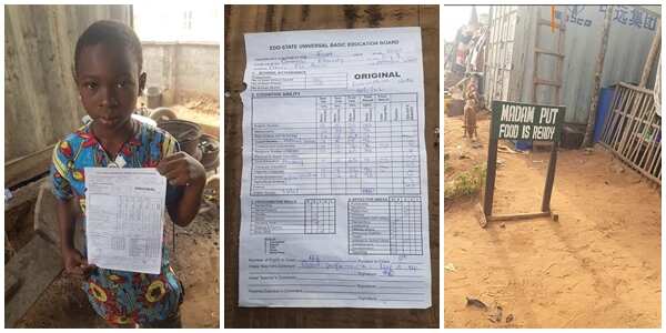 Brilliant Girl: Daughter of a Food Seller in Auchi Scores 90% in 8 out 9 Subjects in Edo Primary School