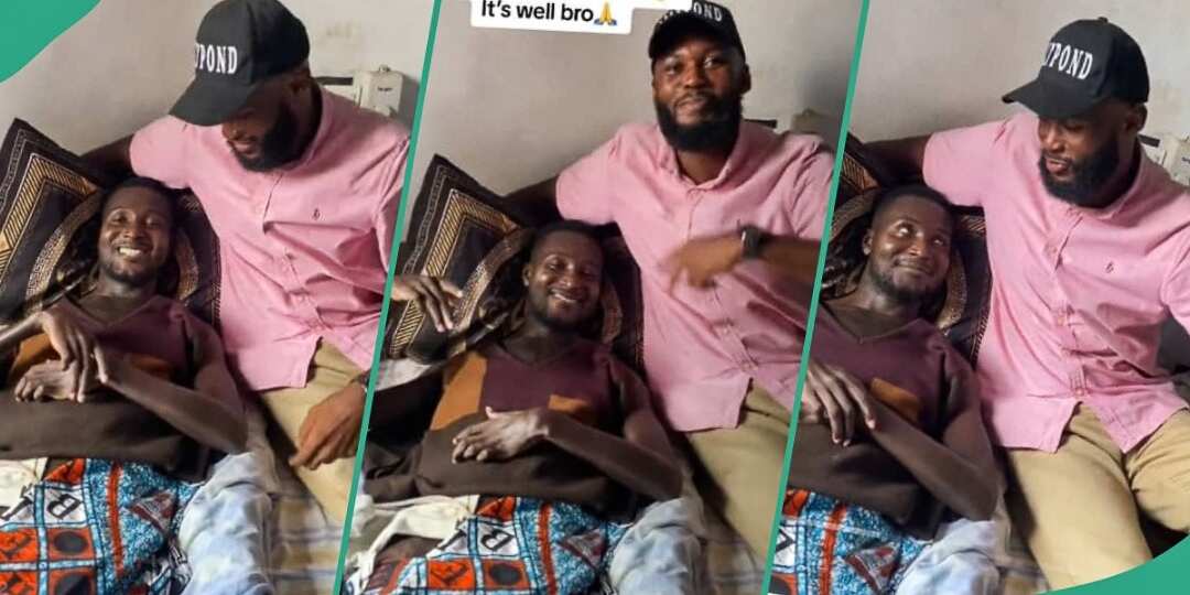 Watch moment a man paid visit to his good friend who has been bedridden since 2014