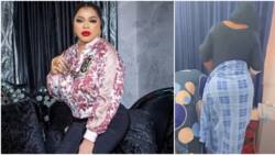 "Nothing should happen to mummy of Lagos": Viral video of Bobrisky flaunting result of surgery stirs reactions