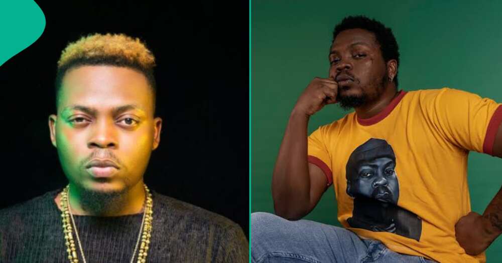 Olamide and a netizen exchange words