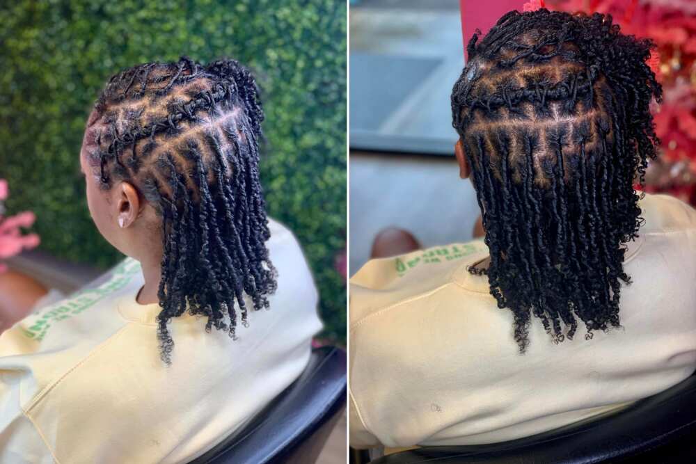 25 Easy short loc styles for females with short hair (pictures