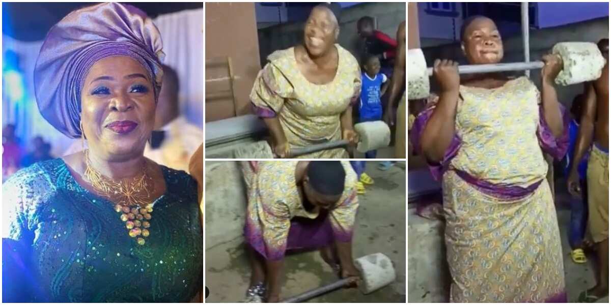 62-year-old actress Madam Saje lifts heavy weights in new video, says she wants to build muscles, fans react