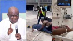 “Please put me in your prayers,” OPM Pastor slumps at airport, hospitalised