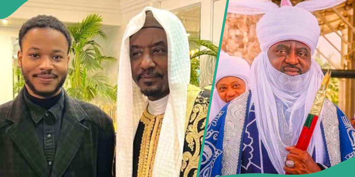 Kano game of thrones: Emir Sanusi's son shares trending video as he mocks his father's rival