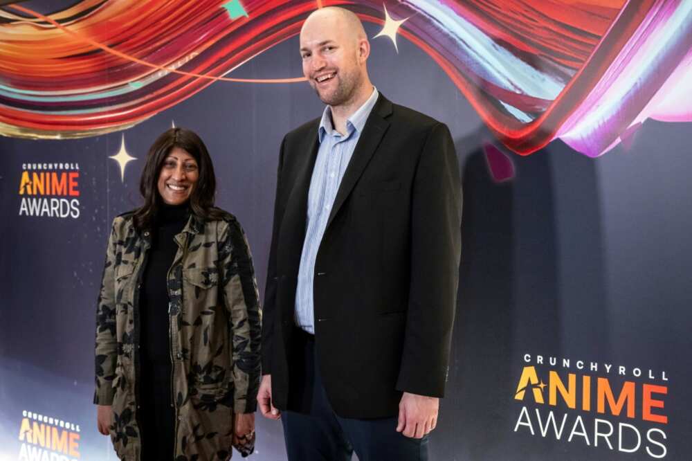 Crunchyroll executives Gita Rebbapragada (L) and COO Brady McCollum Crunchyroll executives Gita Rebbapragada (L) and COO Brady McCollum