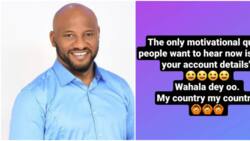 ‘Send your account details’ is the only motivational quote Nigerians want to hear: Actor Yul Edochie says