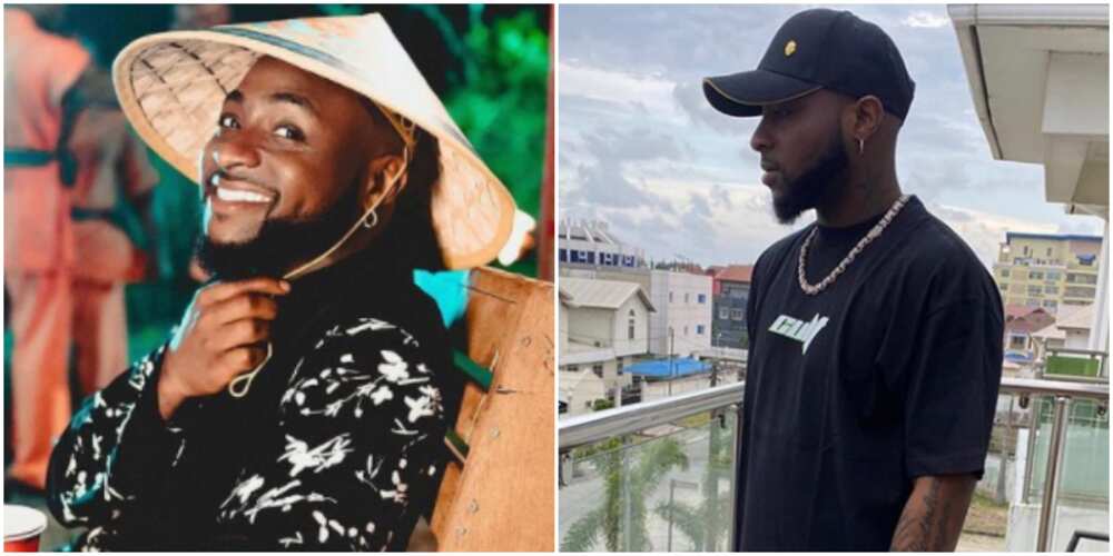 Davido reacts as fan advises him to stop rolling with upcoming artistes