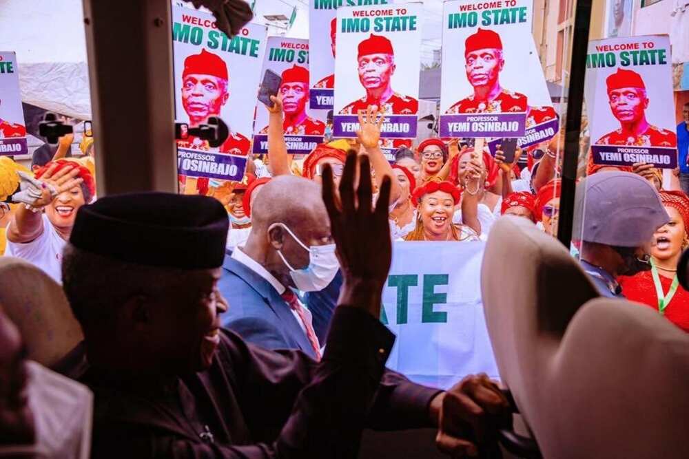 2023: Osinbajo visists Imo state, declares there is a lot to be done