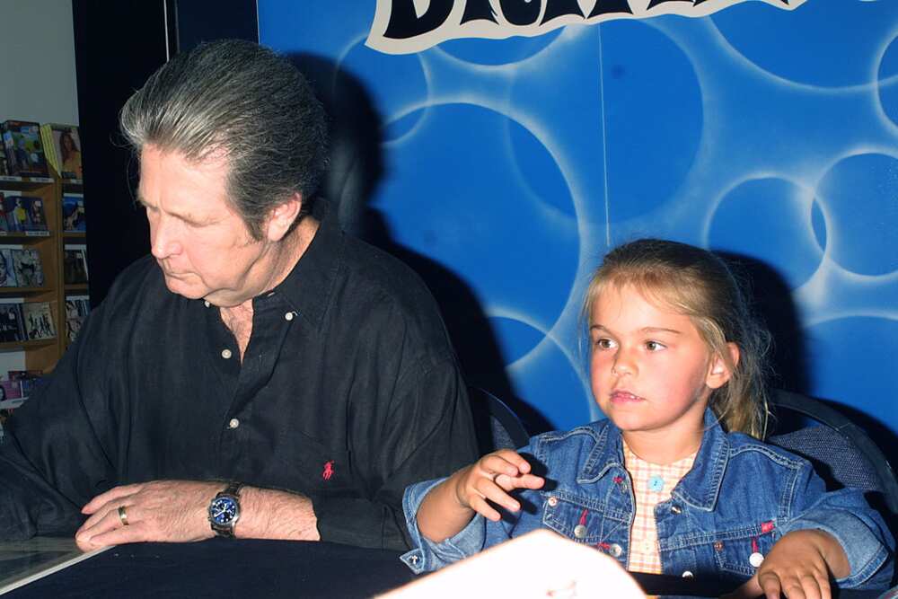 Brian Wilson and Daria at Tower Records in Lincoln Center, New York