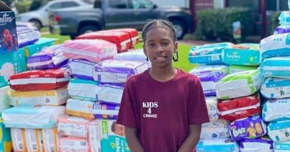 Boy dubbed a hero after raising money to buy diapers for single moms