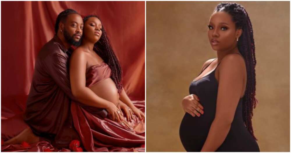 Bambam and Teddy A almost lock lips in adorable maternity shoot photos