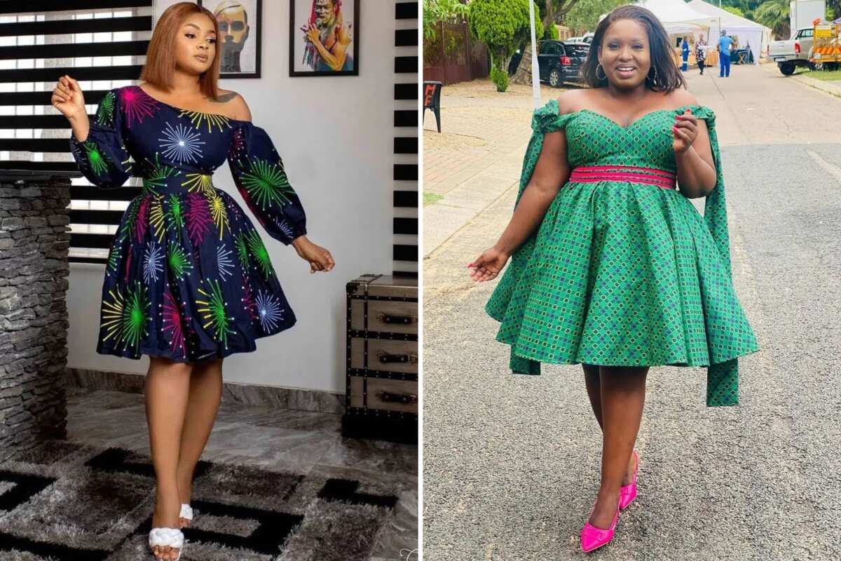 30 Ankara short flare gowns to add a splash of colour to your