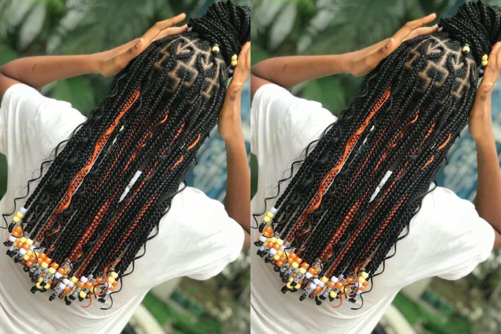 goddess feed in braids