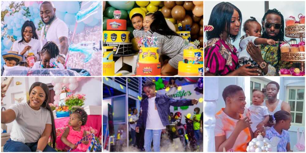 Mercy Johnson, Davido and Other Celebrities Who Have Thrown Lavish Birthday Parties for Their Kids This Year